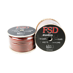 FSD Audio Profi 2х4мм² Чёрный / Красный